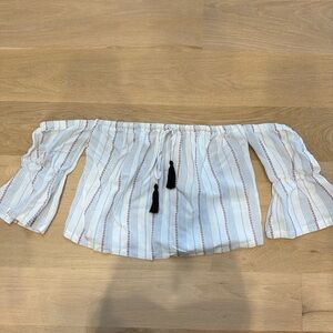 LUSH off the shoulder crop top